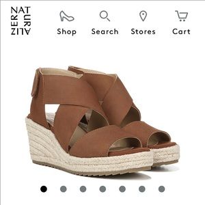 Naturalizer Soul Oshay Wedge Heel Sandal! Sz 9